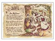 Kunstbild Kellner - farbig