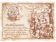 Kunstbild Kindergärtnerin