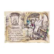 Kunstbild Laborant mit Wunschtext