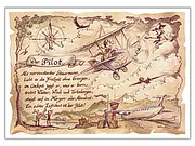 Zunftbild Pilot - farbig