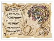 Zunftbild Psychologe - farbig