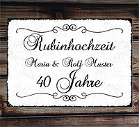 Rubinhochzeit - 40 Jahre