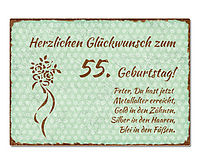 Geburtstagsgeschenk zum 55. Geburtstag