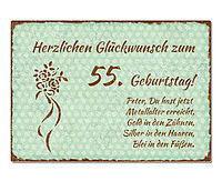 Geburtstagsgeschenk zum 55. Geburtstag