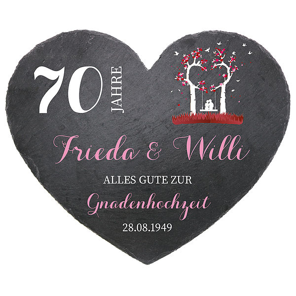 Geschenkidee zur Gnadenhochzeit